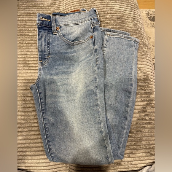 Lucky Brand Denim - Lucky Brand Light Blue Mid Rise Skinny Jeans